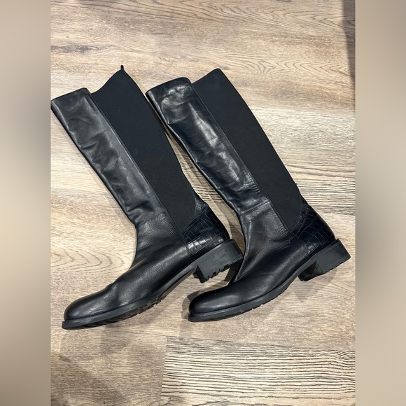 Luca Ferri knee high boot size 8 - Picture 5 of 7